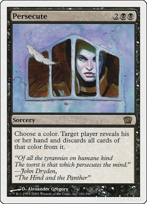 Trading Cards: Carta MTG-Perseguitare-Ottava Edizione-N.139-ITA-Good- - Magic the Gathering