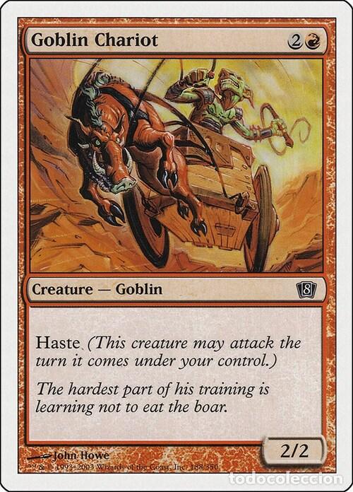 Trading Cards: Carta MTG-Carro Goblin-Ottava Edizione-N.176-ITA-EX- - Magic the Gathering