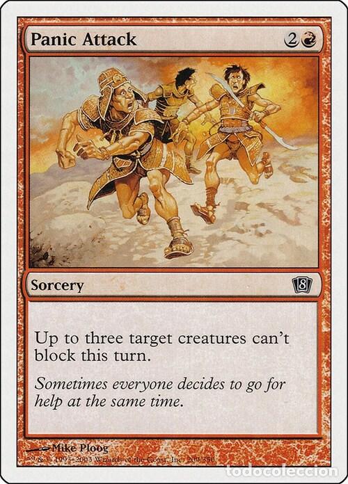 Trading Cards: Carta MTG-Attacco di Panico-Ottava Edizione-N.197-ITA-LP- - Magic the Gathering