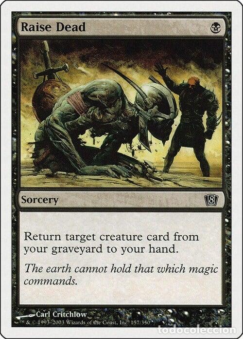 Trading Cards: Carta MTG-Risveglio dei Morti-Ottava Edizione-N.142-ITA-EX- - Magic the Gathering