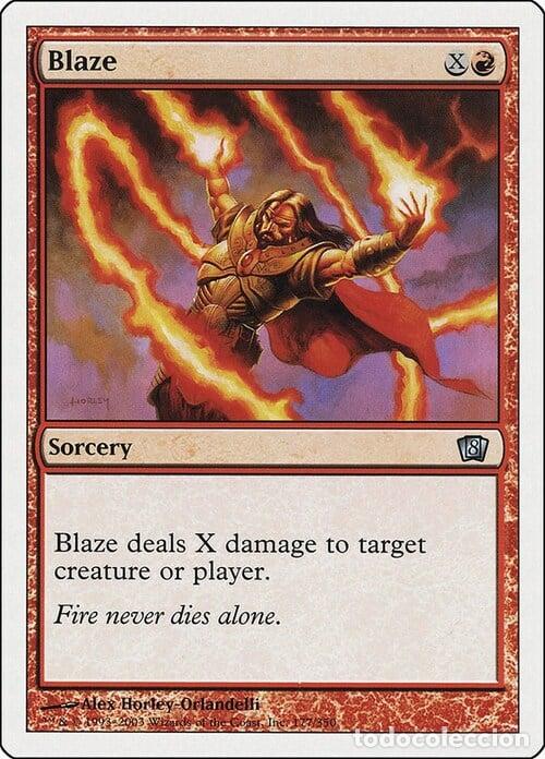 Trading Cards: Carta MTG-Fiammata-Ottava Edizione-N.230-ITA-Poor- - Magic the Gathering