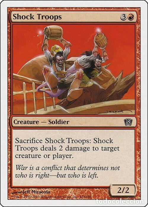 Trading Cards: Carta MTG-Truppe d'Assalto-Ottava Edizione-N.228-ITA-EX- - Magic the Gathering