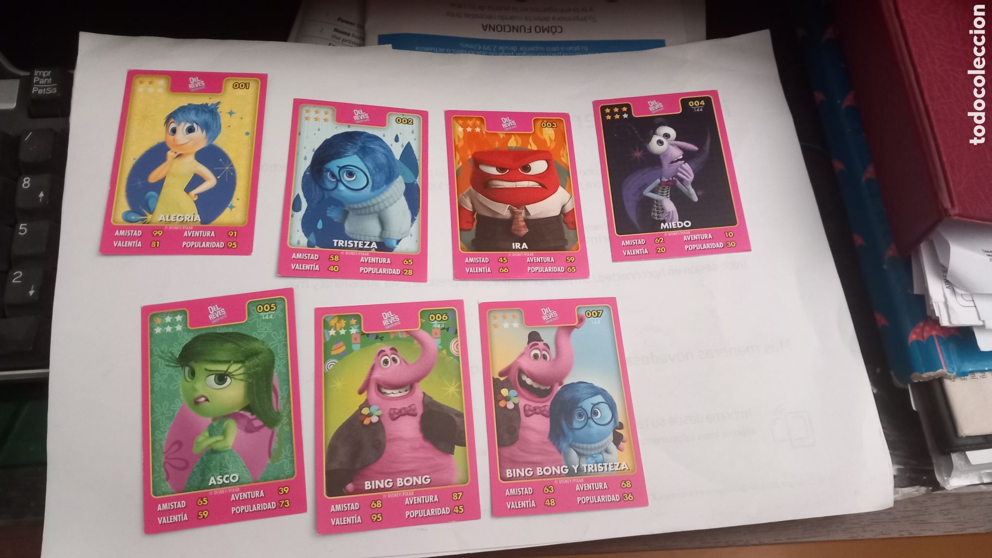 Trading cards: Disney Pixar Hipercor lote - Foto 1