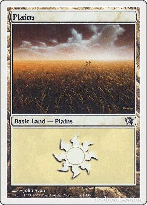 Trading Cards: Carta MTG-Pianura (V.1)-Nona Edizione-N.331-ITA-Good- - Magic the Gathering