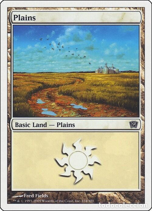 Trading Cards: Carta MTG-Pianura (V.4)-Nona Edizione-N.334-RUSSO-EX- - Magic the Gathering