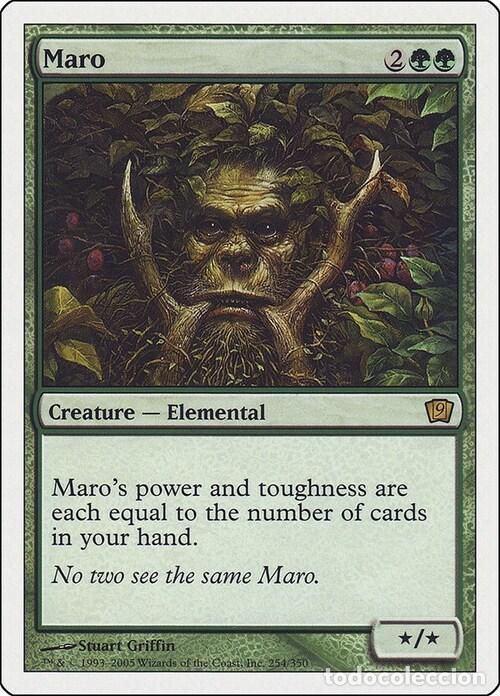 Trading Cards: Carta MTG-Maro-Nona Edizione-N.278-ITA-EX- - Magic the Gathering