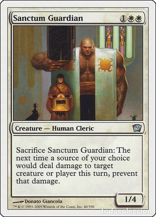 Trading Cards: Carta MTG-Guardiano del Santuario-Nona Edizione-N.011-ITA-EX- - Magic the Gathering