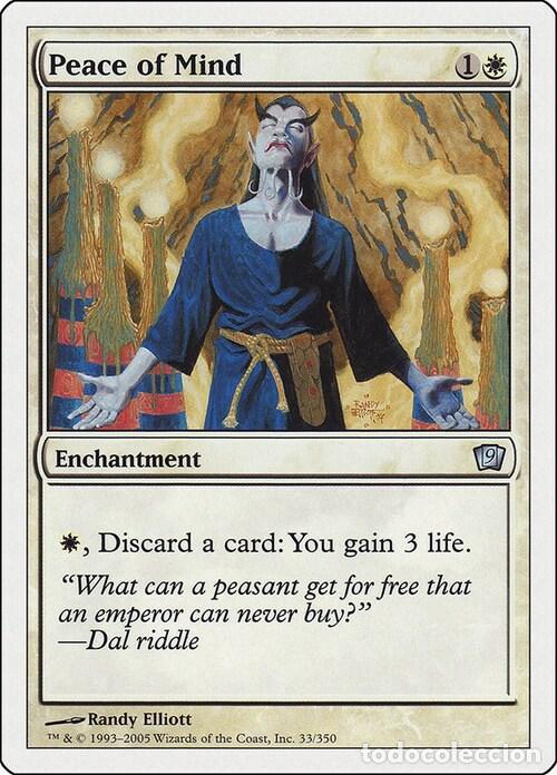 Trading Cards: Carta MTG-Pace della Mente-Nona Edizione-N.006-ITA-EX- - Magic the Gathering