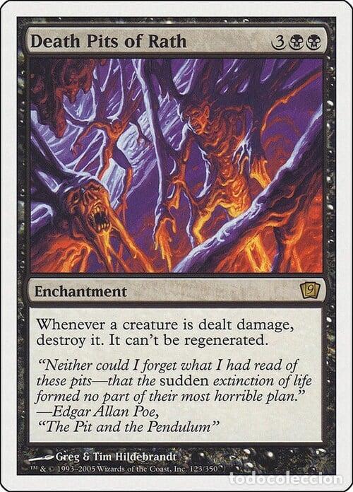 Trading Cards: Carta MTG-Abissi della Morte di Rath-Nona Edizione-N.022-RUSSO-EX- - Magic the Gathering