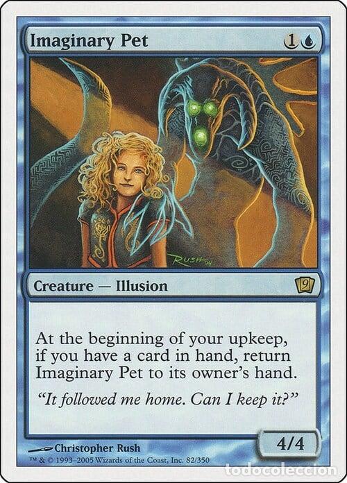 Trading Cards: Carta MTG-Cucciolo Immaginario-Nona Edizione-N.102-ITA-NM- - Magic the Gathering