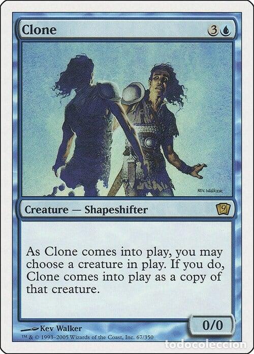 Trading Cards: Carta MTG-Clone-Nona Edizione-N.060-ITA-EX- - Magic the Gathering
