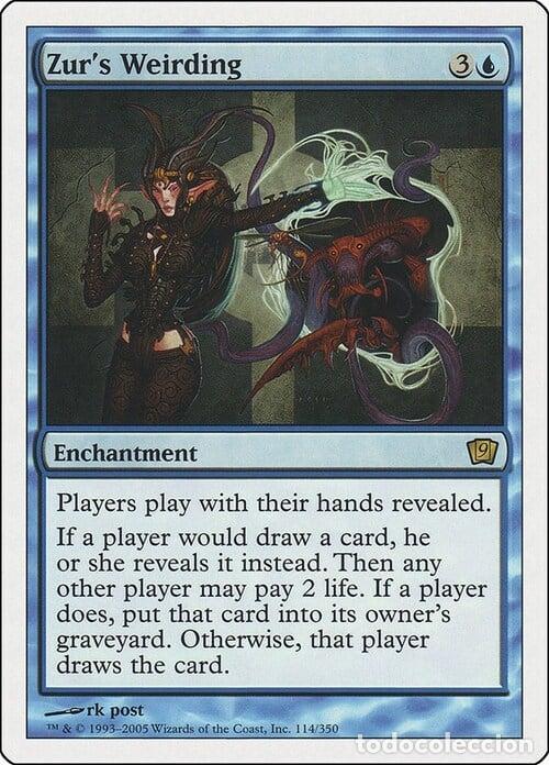 Trading Cards: Carta MTG-Malia di Zur-Nona Edizione-N.103-ITA-EX- - Magic the Gathering