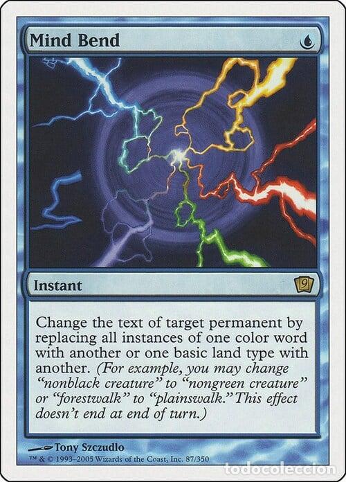 Trading Cards: Carta MTG-Piegare la Mente-Nona Edizione-N.114-RUSSO-EX- - Magic the Gathering