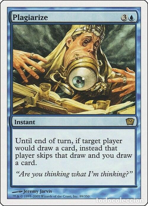 Trading Cards: Carta MTG-Plagiare-Nona Edizione-N.087-ITA-EX- - Magic the Gathering