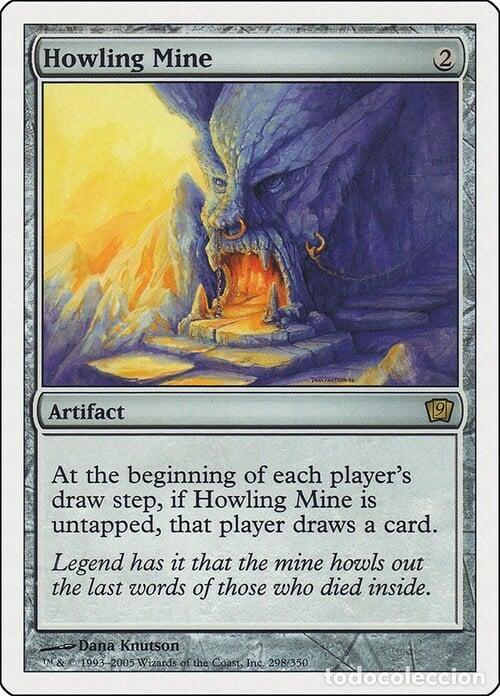 Trading Cards: Carta MTG-Miniera Ululante-Nona Edizione-N.313-ITA-NM- - Magic the Gathering