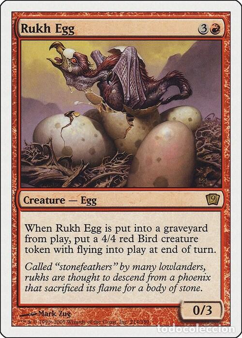 Trading Cards: Carta MTG-Uovo di Rukh-Nona Edizione-N.204-ITA-Good- - Magic the Gathering