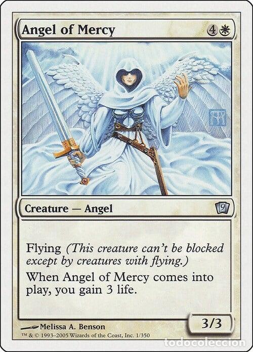 Trading Cards: Carta MTG-Angelo della Misericordia-Nona Edizione-N.001-ITA-Good- - Magic the Gathering