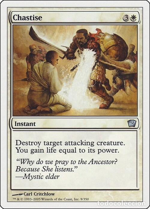 Trading Cards: Carta MTG-Chastise-Nona Edizione-N.001-EN-EX- - Magic the Gathering
