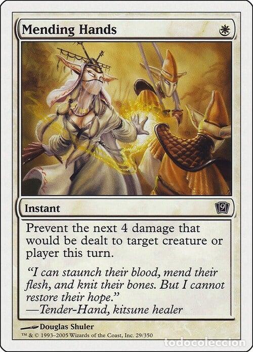Trading Cards: Carta MTG-Mani Curatrici-Nona Edizione-N.029-ITA-EX- - Magic the Gathering