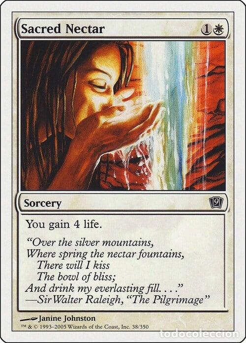 Trading Cards: Carta MTG-Nettare Sacro-Nona Edizione-N.038-ITA-Good- - Magic the Gathering