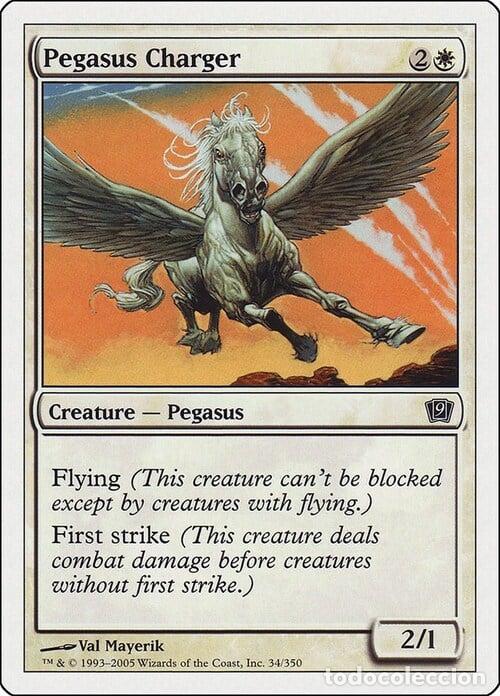 Trading Cards: Carta MTG-Pegaso Destriero-Nona Edizione-N.034-ITA-Good- - Magic the Gathering