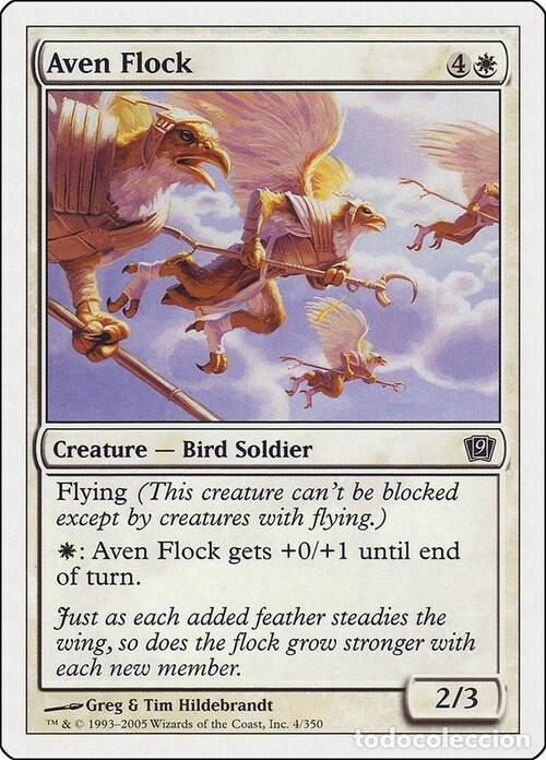 Trading Cards: Carta MTG-Stormo di Aviani-Nona Edizione-N.014-ITA-EX- - Magic the Gathering