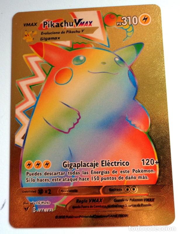 carta card pokemon gold dorada oro - pikachu gi - Buy Antique trading cards  on todocoleccion