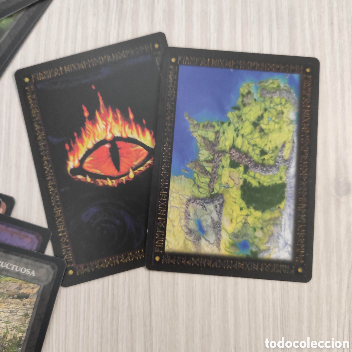 Trading cards: CARTAS EL SE&Ntilde;OR DE LOS ANILLOS SATM - Foto 2
