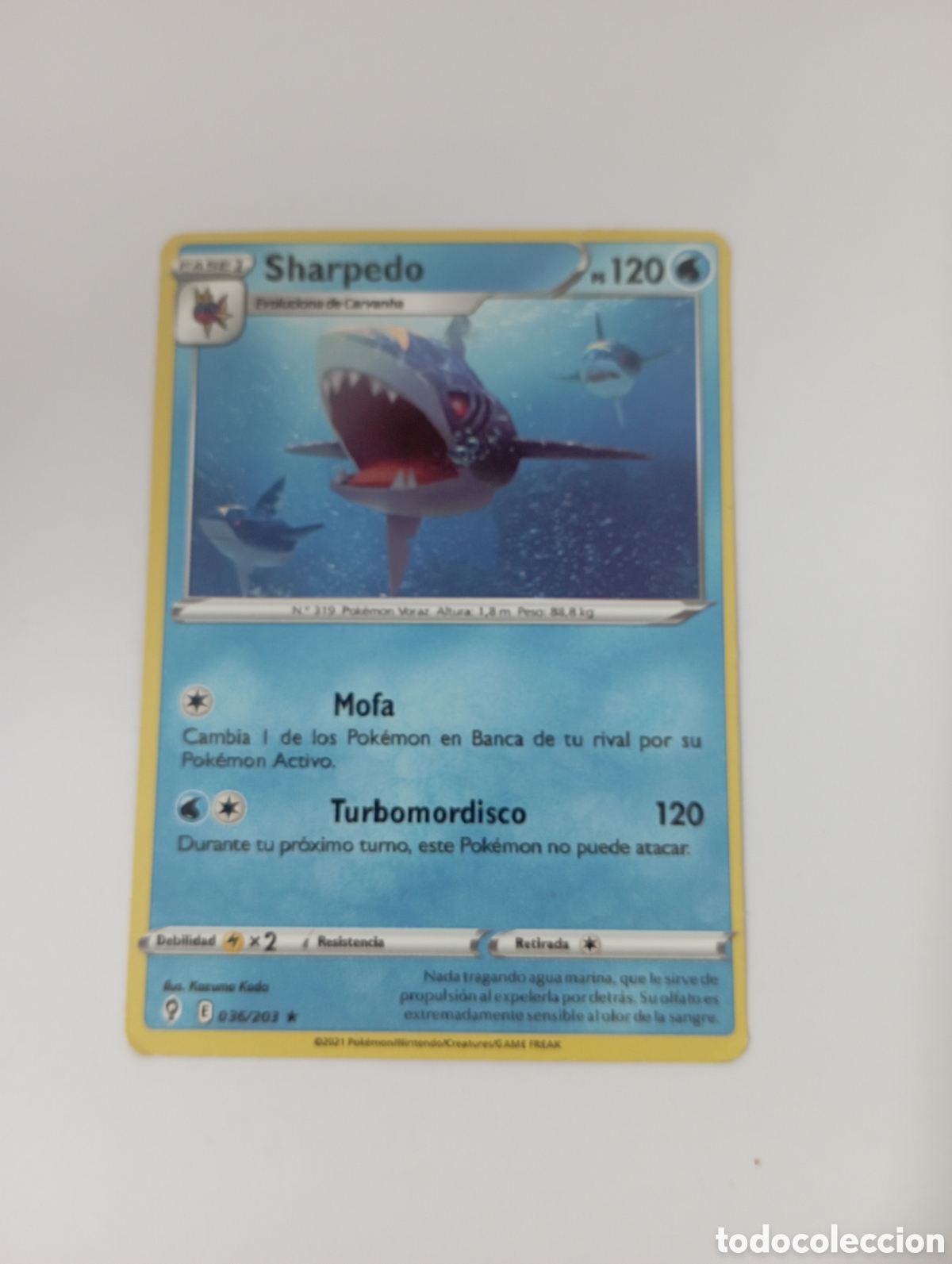 Trading cards: POKEMON CARD SHARPEDO CARTA POKEMON - Foto 1