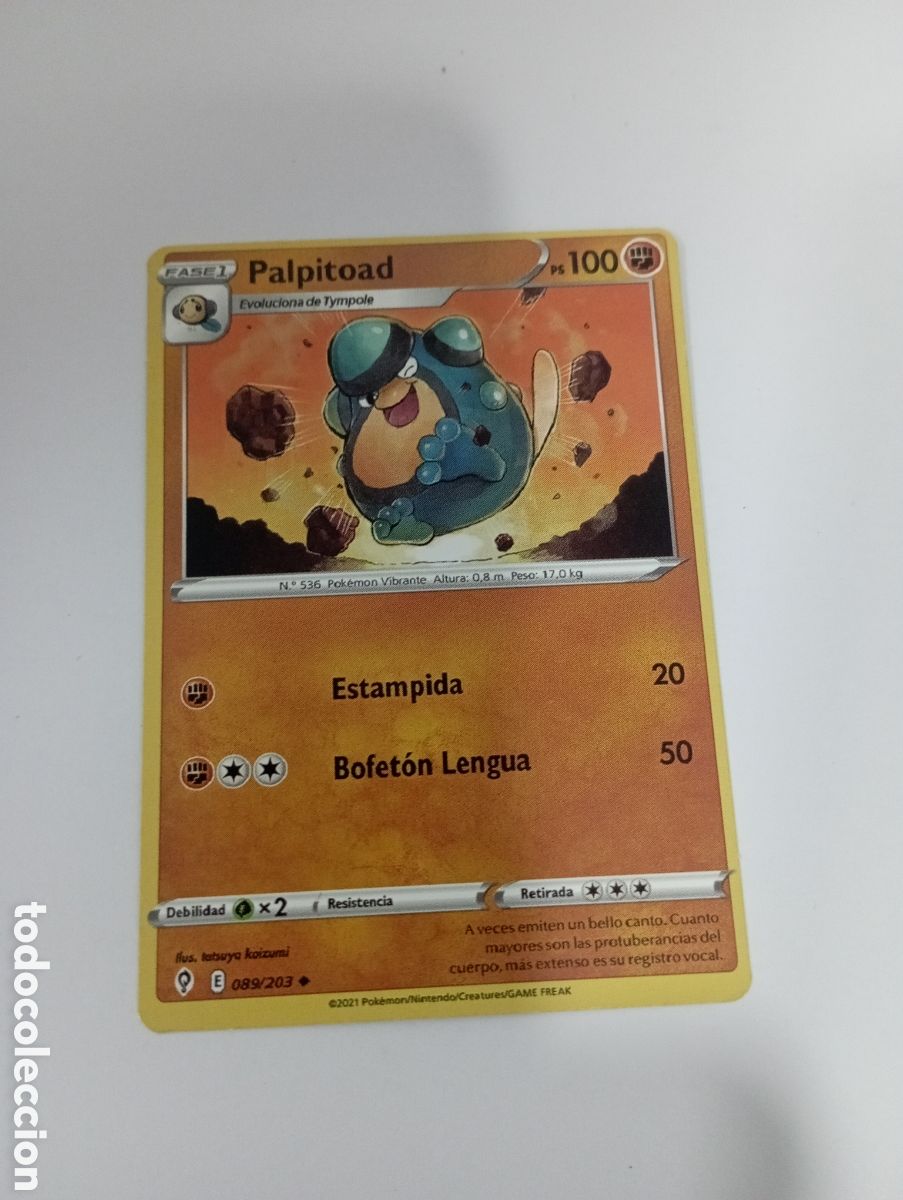Trading cards: POKEMON CARD PALPITOAD CARTA POKEMON - Foto 1