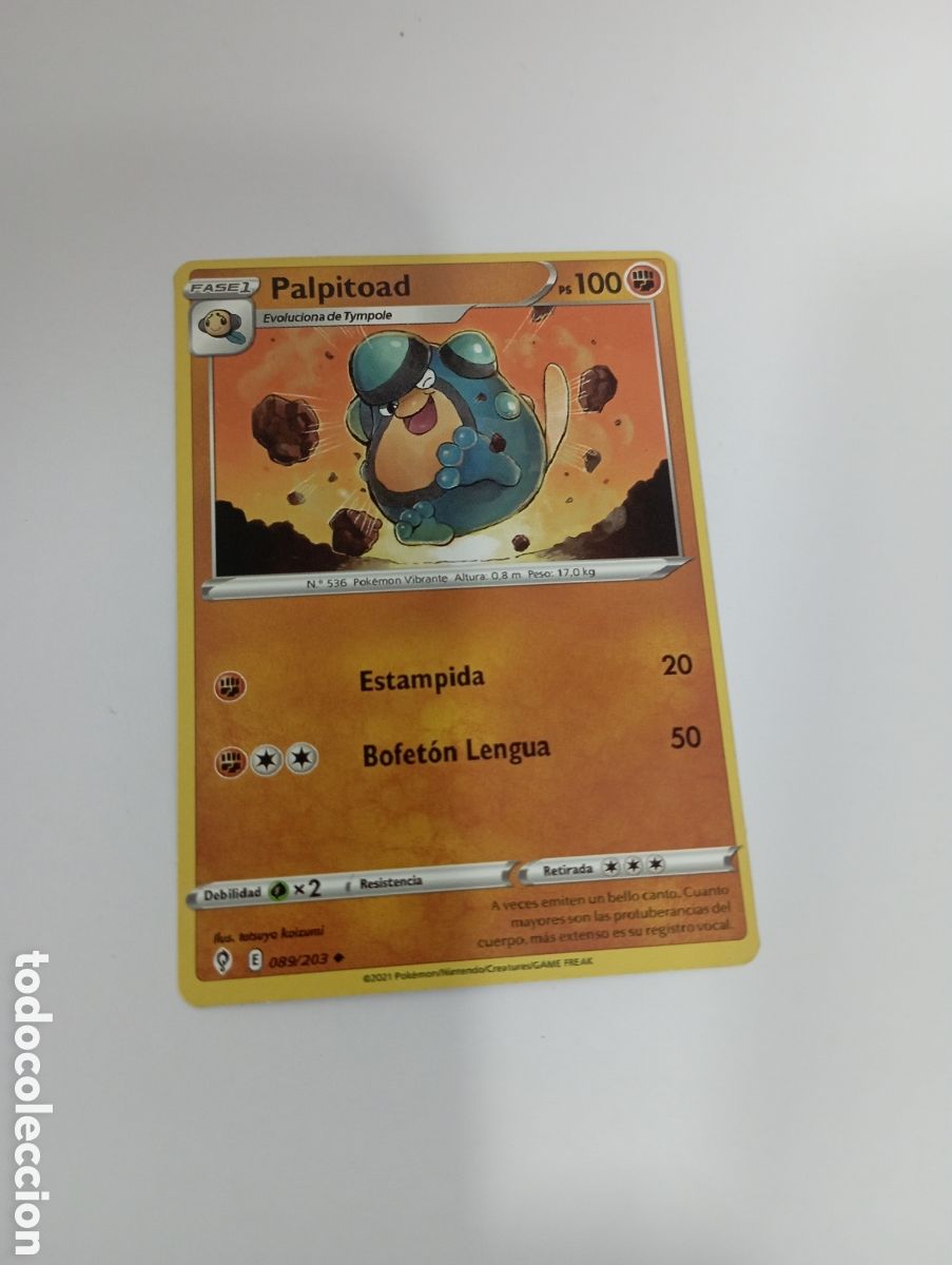 Trading cards: POKEMON CARD PALPITOAD CARTA POKEMON - Foto 1
