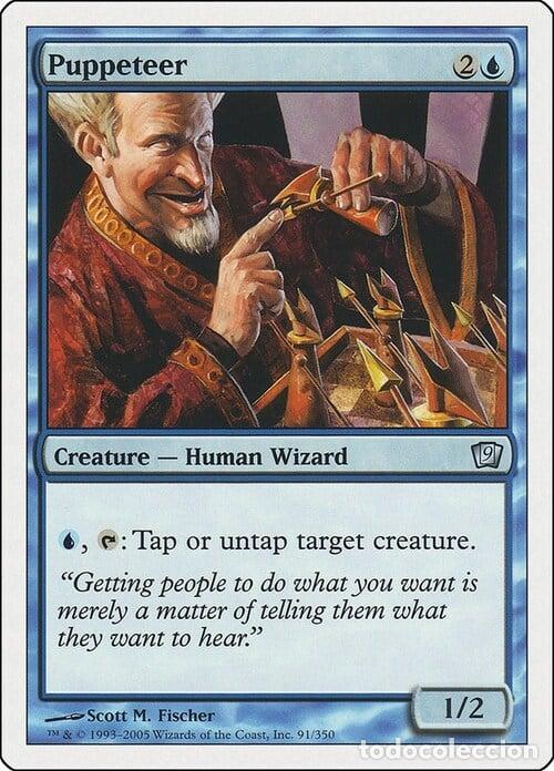 Trading Cards: Carta MTG-Burattinaio-Nona Edizione-N.052-ITA-EX- - Magic the Gathering