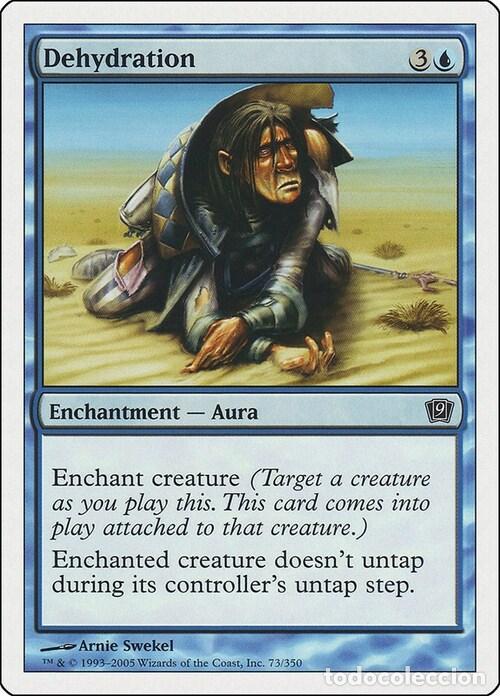 Trading Cards: Carta MTG-Disidratazione-Nona Edizione-N.100-ITA-EX- - Magic the Gathering