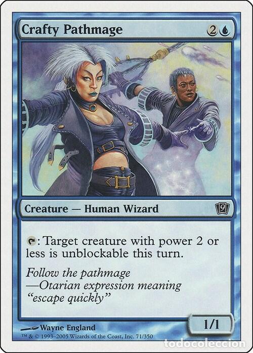 Trading Cards: Carta MTG-Mago dei Sentieri Astuto-Nona Edizione-N.071-ITA-Good- - Magic the Gathering