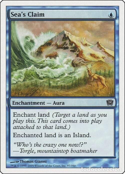 Trading Cards: Carta MTG-Reclamato dal Mare-Nona Edizione-N.061-ITA-EX- - Magic the Gathering