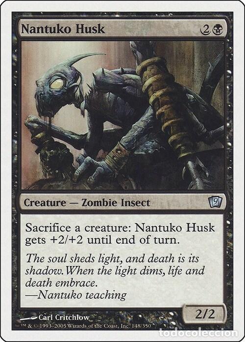 Trading Cards: Carta MTG-Nantuko Husk-Nona Edizione-N.148-EN-Good- - Magic the Gathering