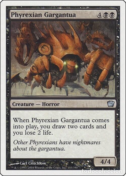 Trading Cards: Carta MTG-Gargantua di Phyrexia-Nona Edizione-N.144-ITA-EX- - Magic the Gathering
