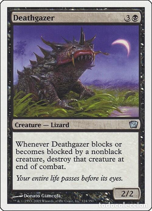 Trading Cards: Carta MTG-Sguardo Mortale-Nona Edizione-N.126-ITA-EX- - Magic the Gathering