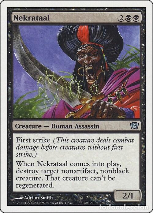 Trading Cards: Carta MTG-Nekrataal-Nona Edizione-N.117-ITA-EX- - Magic the Gathering
