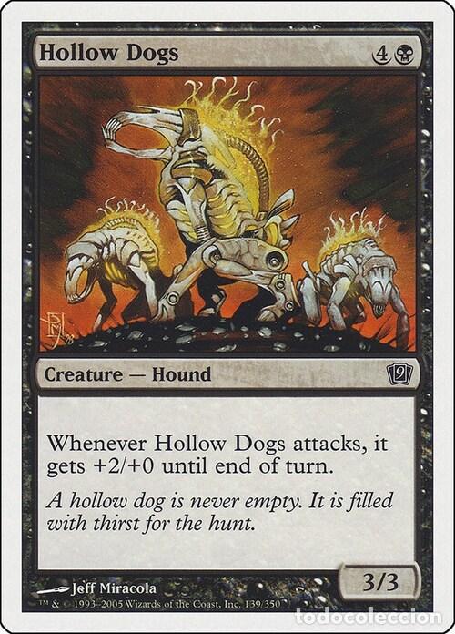 Trading Cards: Carta MTG-Cani Cavi-Nona Edizione-N.139-ITA-EX- - Magic the Gathering