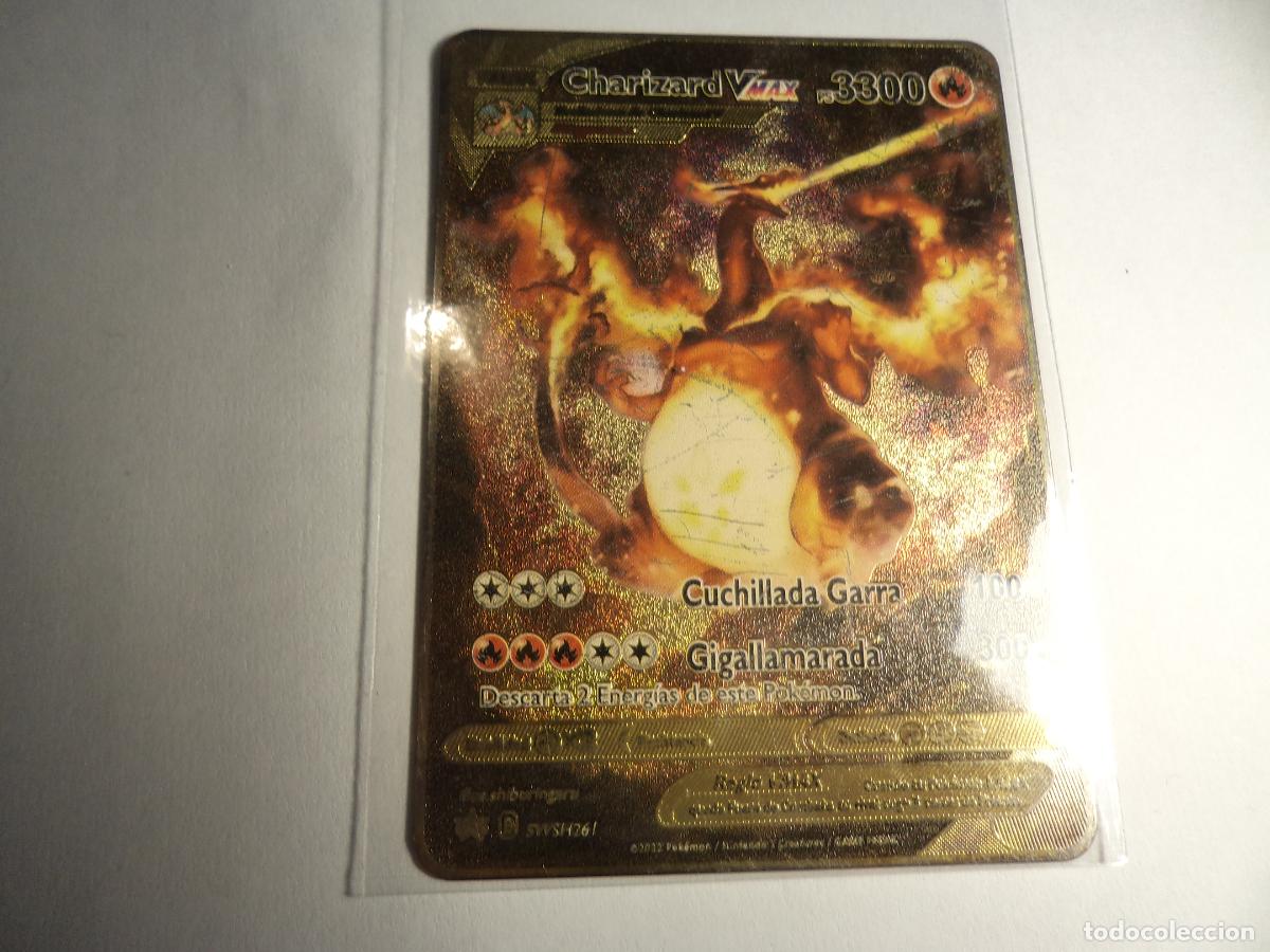 pokemon. charizard. vmax. metal dorado oro. ps - Buy Antique trading cards on todocoleccion pokemon. charizard. vmax. metal dorado oro. ps - Buy Antique trading cards on todocoleccion