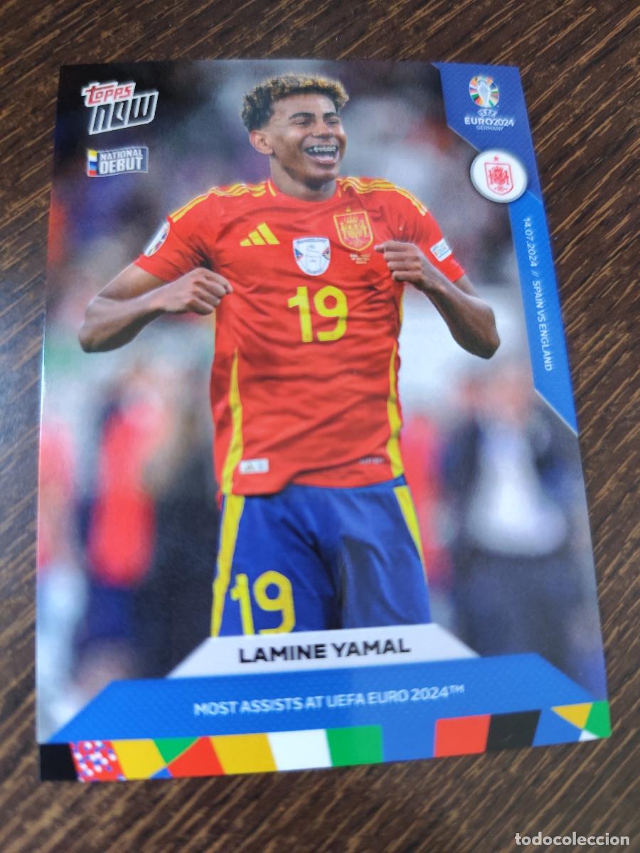 Trading Cards: Topps Now Euro 2024 #067.- Lamine Yamal - Most assists at UEFA EURO 2024
