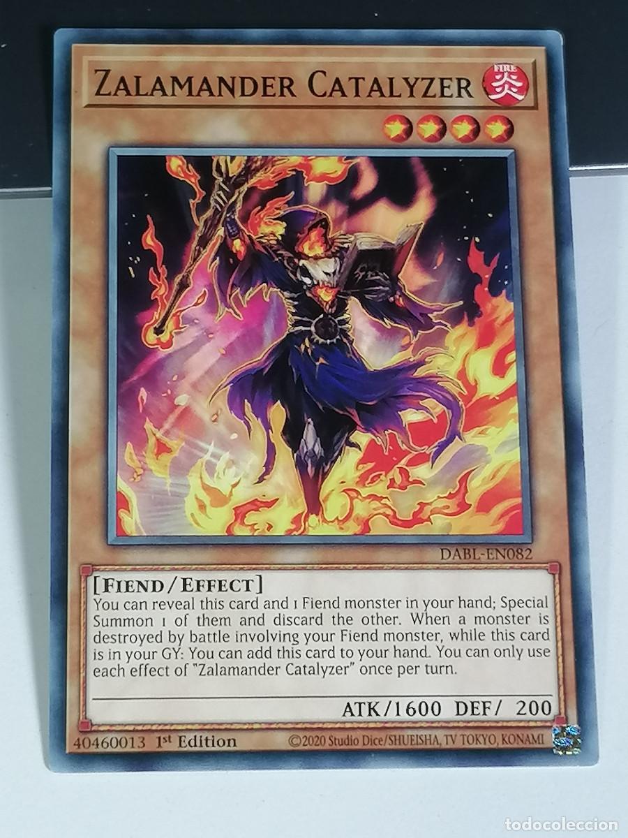 YuGiOh ZALAMANDER CATALYZER DABL-EN082 1st EDITION KONAI