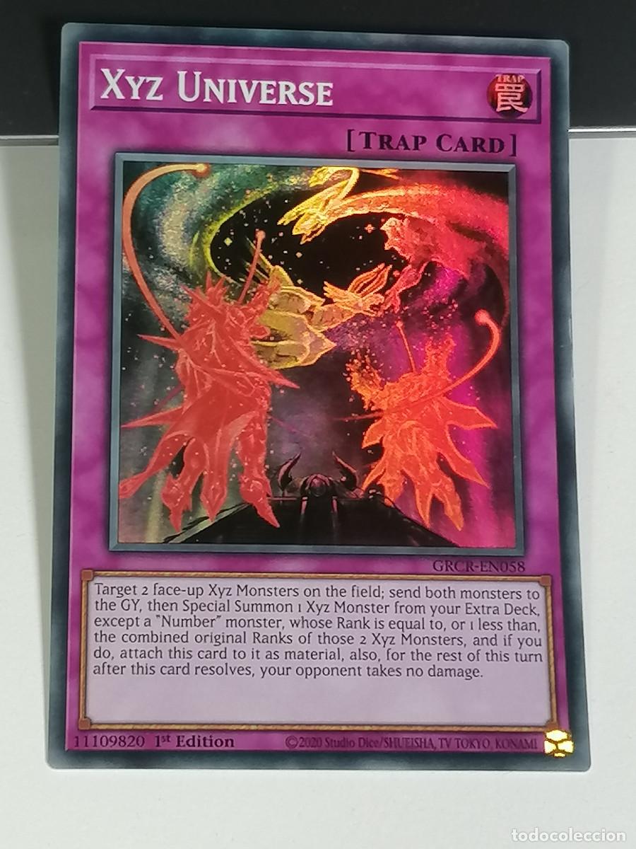 YuGiOh XYZ UNIVERSE GRCR-EN058 1st EDITION KONAMI 2020