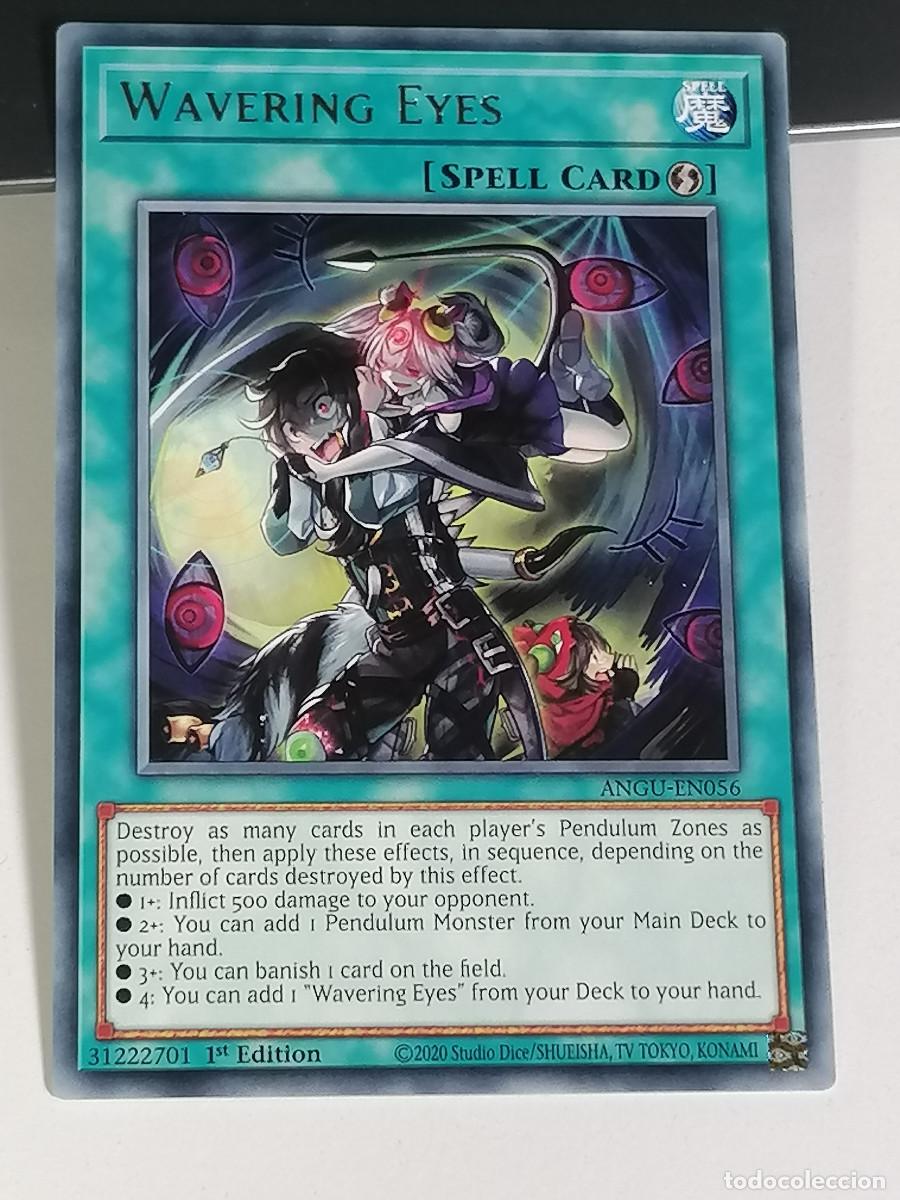 YuGiOh WAVERING EYES CORE-EN066 1st EDITION KONAMI 2020