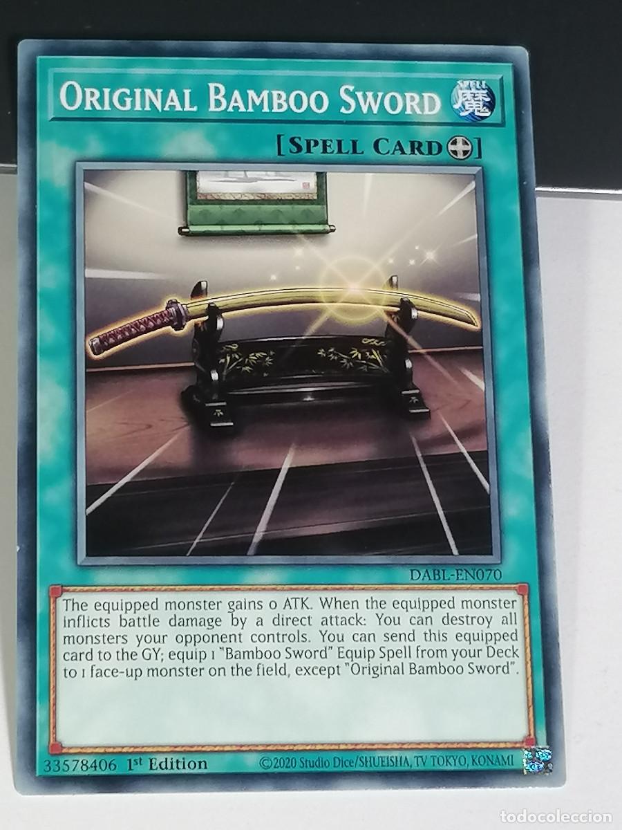 YuGiOh ORIGINAL BAMBOO SWORD DABL-EN070 KONAMI 1st EDITION 2020
