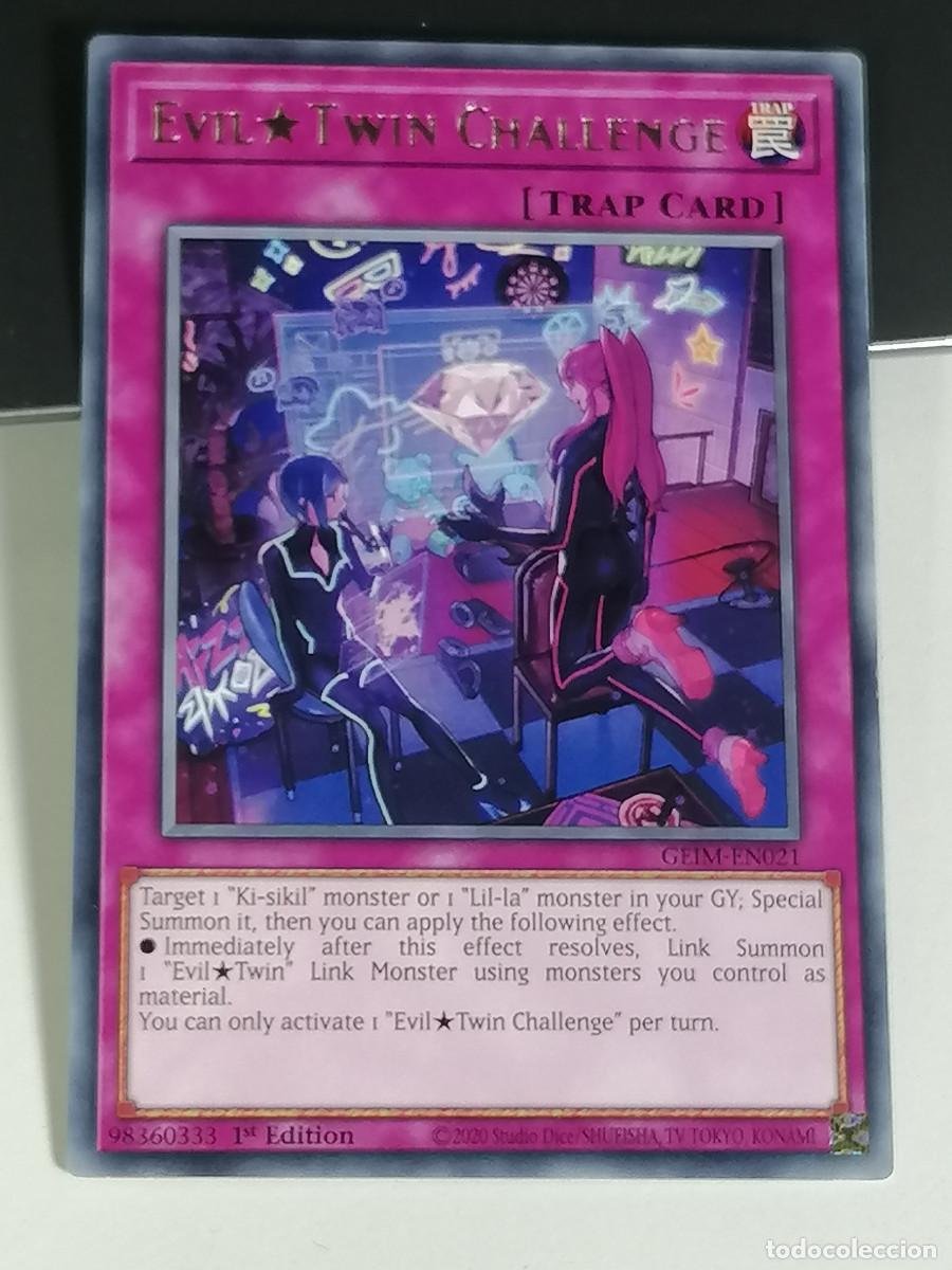 YuGiOh EVIL★TWIN CHALLENGE GEIM-EN021 KONAMI 1st EDITION