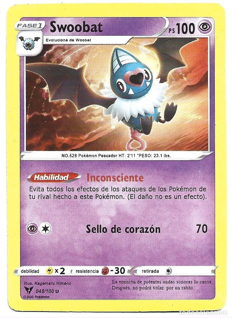 Sammelkarten: CROMOS DE POK&Eacute;MON FASE 1 DE SW00BAT PS 100 DEL A&Ntilde;O 2020