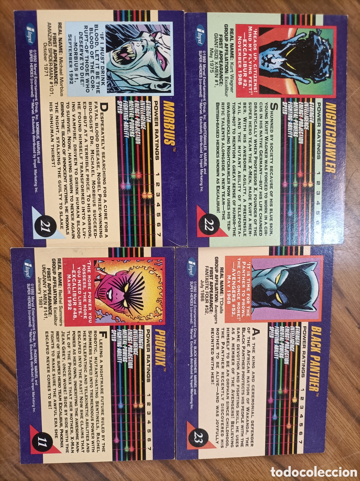 Trading cards: Super h&eacute;roes Marvel 1992 - Foto 2