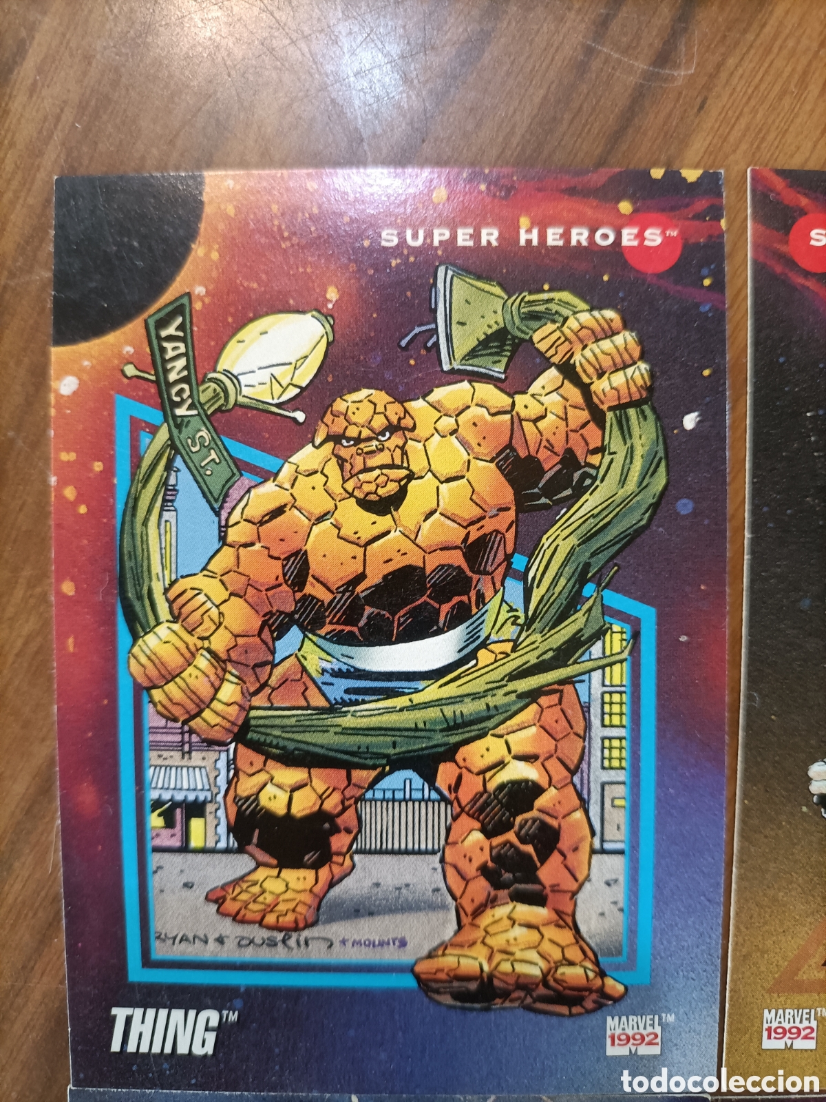Trading cards: Super h&eacute;roes Marvel 1992 - Foto 2